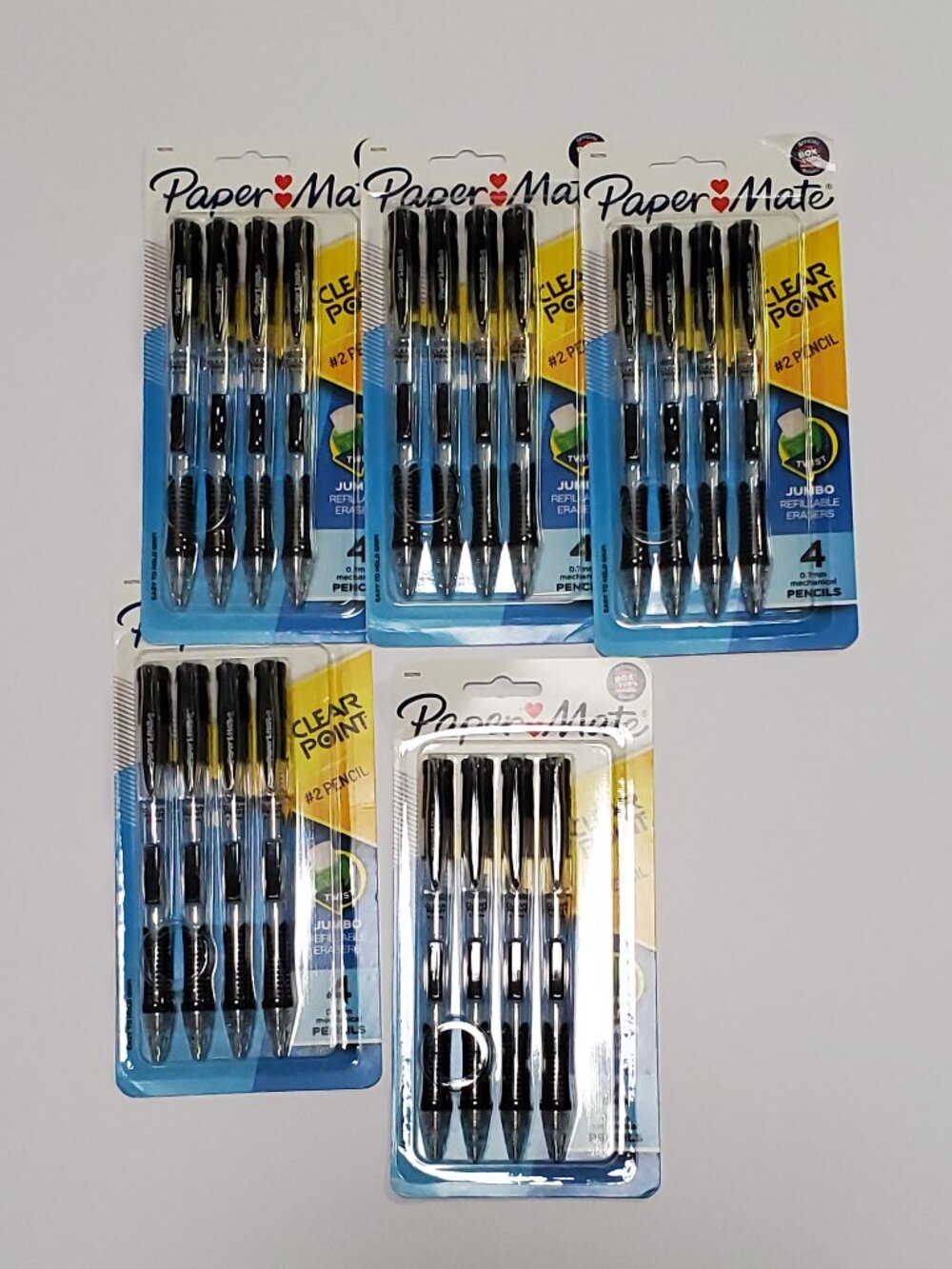 Paper Mate Clear Point #2 Mechanical Pencils (5 packs)